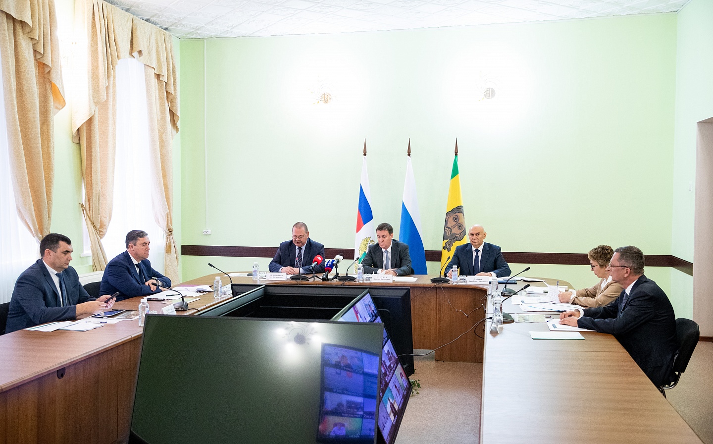 В Минсельхозе России обсудили ход уборочной кампании